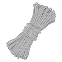 Uxcell 4 MM 49FT Guyline Camping Paracord [1PCS] - 7 strands Cord 550LB for Camping Tents and Tarps [Gray]