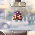 thumbnail image 5 of Household Pendant, Ongmies Easter House 2D Acrylic Small Pendant Car Interior Backpack Pendant Decorative Hanging, C, 5 of 8