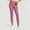 Hot Pink, variant on Liuinsasek Women's Tight Fit Hip-lifting Yoga Pants Stretchy High Waist Mesh Side Pockets Sports Fitness Pants Comfy Everyday Wear