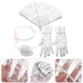 thumbnail image 1 of DECORNIJIA 1 Ensemble de Cadeaux de Fête de Thé pour Femmes Accessoire de Performance Blanc ABS, 1 of 5