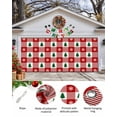 thumbnail image 2 of Garage Door Banner Cover 7 x 16 ft, Christmas Tree Snowflake Red White Plaid Christmas Garage Door Decorations Holiday Christmas Backdrop Decor for Winter New Year Xmas Party, 2 of 6