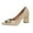 Beige High Heels Shoes for Women, variant on High Heels Shoes for Women Trendy Non-Slip Block High Heel Pu Fall Shoes Soft High Heels Shoes Closed-Toe Sandals Shoes Pointed Toe Buckle Pointed Toe Moisture-Wicking Elegant Shoes Beige 41