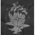 thumbnail image 2 of Diamond Bleeding Heart Compass Men's Graphic T Shirt Tees Brisco Brands M, 2 of 6