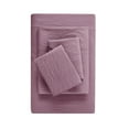 thumbnail image 3 of (2 pack) Mainstays Washed Ultra Soft Microfiber Bed Sheet Set, Full, Lilac Bloom, 4 Piece, 3 of 16