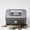 Gray, variant on Metal Cash Box, Lockable Cover, Key Lock Money Organizer for Kids, Cute Toys with Handle for Home, Gray