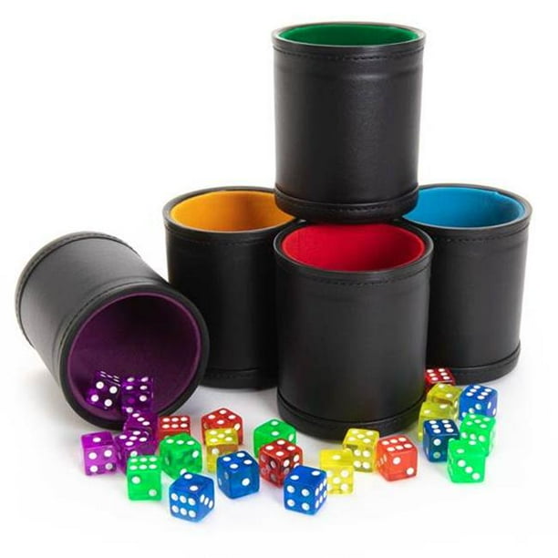 Brybelly GDIC306 Professional Dice Cups Game Night Pack, Assorted