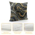 thumbnail image 4 of YINGXI Decorative Throw Pillow Case, Hues of Style and Stains Modern, Couch Bedroom Living Room ,Dark Grey 12x12in, 4 of 5