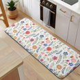 thumbnail image 5 of Pioneer Flower Floral Print Pattern Kitchen Rug Mat,Kitchen Runner Rugs Non Skid Washable,Decorative Kitchen Floor Mats for Kitchen,Sink,Laundry,17"x47.2", 5 of 7