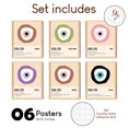 thumbnail image 2 of Poster 97 Decor Evil Eye Decor, decoración de pared rosa, 20 x 25 cm, sin marco, 2 of 6