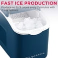thumbnail image 6 of Frigidaire 26 Lbs. Countertop Bullet Ice Maker, Retro Ice Machine with Touch Controls, Navy, 6 of 12