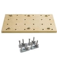 thumbnail image 1 of Worktable Work Bench for 3018 CNC Routers with Hold Down Clamp Accessories Milling DIY Engraving Mac, 1 of 5