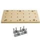 thumbnail image 1 of Worktable Work Bench for 3018 CNC Routers with Hold Down Clamp Accessories Milling DIY Engraving Mac, 1 of 5