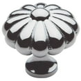 thumbnail image 1 of Baldwin 4459260 1.5 in. dia. Melon Cabinet Knob, Polished Chrome, 1 of 1