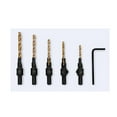 thumbnail image 2 of Juego de brocas avellanador con cambio rápido de 5 piezas para carpintería y carpintería y llave Allen (6-14), 2 of 5