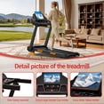 thumbnail image 5 of CURSOR FITNESS 4-in-1 15% Incline Folding Treadmill for Home, 3.0HP Quiet Motor with 7-Layer Shock Absorption, 300 lbs Capacity, 3 LED Displays with Handrails, 5 of 10