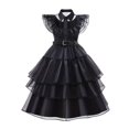 thumbnail image 4 of Girls Dress Set Sleeveless Ruffle Princess Dress Halloween Party Cosplay Costumes 4 Pcs, 4 of 9