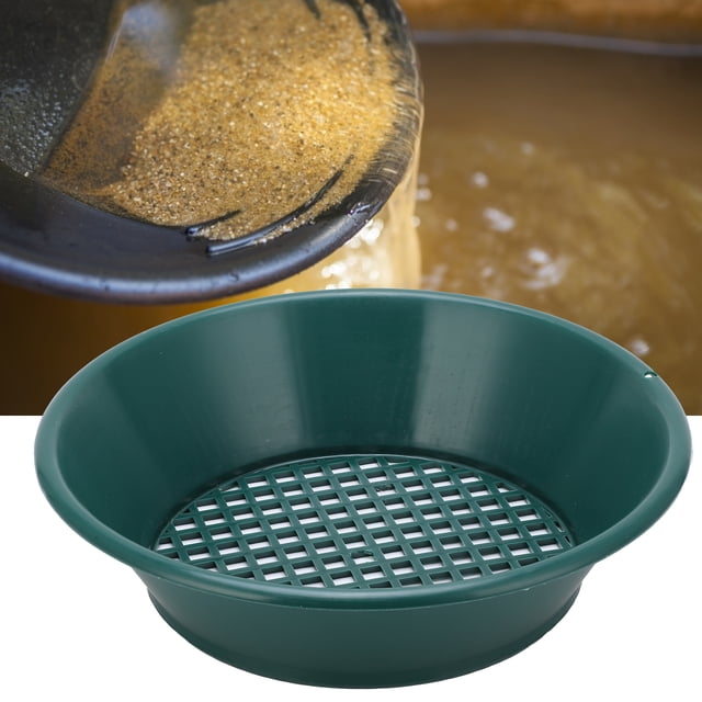 Partita de Oro, Diseño de Rejilla Verde Portátil de Sartén de Minería de Oro para Panorámica de Oro para Corrientes para Ríos