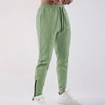 thumbnail image 2 of Ixbnca Running Pants for Men Elastic Waist Tapered Drawstring Athletic Pants Mens Thin Track Sports Pants, 2 of 5