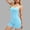 Sky Blue, variant on Oplxuo Workout Seamless Jumpsuit for Women Sexy Backless Yoga Bodycon One Piece Spaghetti Strap Shorts Romper