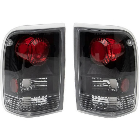 Tail Light Set 2 Piece - Compatible with 1993 - 1997 Ford Ranger 1994 1995 1996
