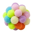 thumbnail image 3 of Cat Toy Balls for Indoor Cats,Colorful Wool Felt Interactive Pounce and Chase Toys,Handmade Soft Kitten Balls for Exercise and Boredom Relief,2-Inch - 6PCS, 3 of 9
