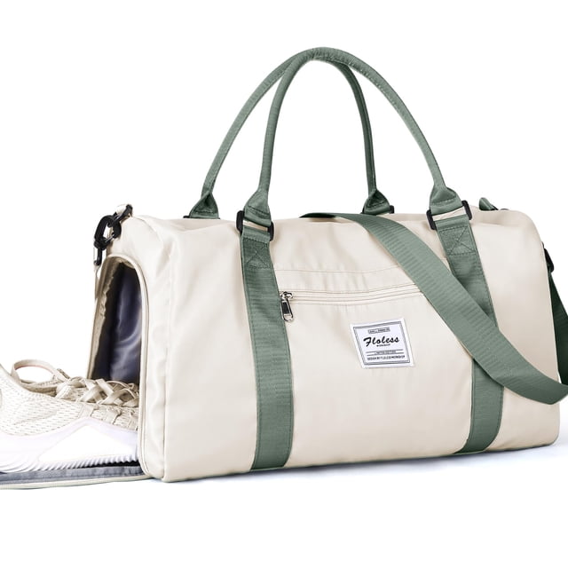 Bolsa de gimnasio WISEPACK, bolsa de viaje impermeable con compartimento para zapatos