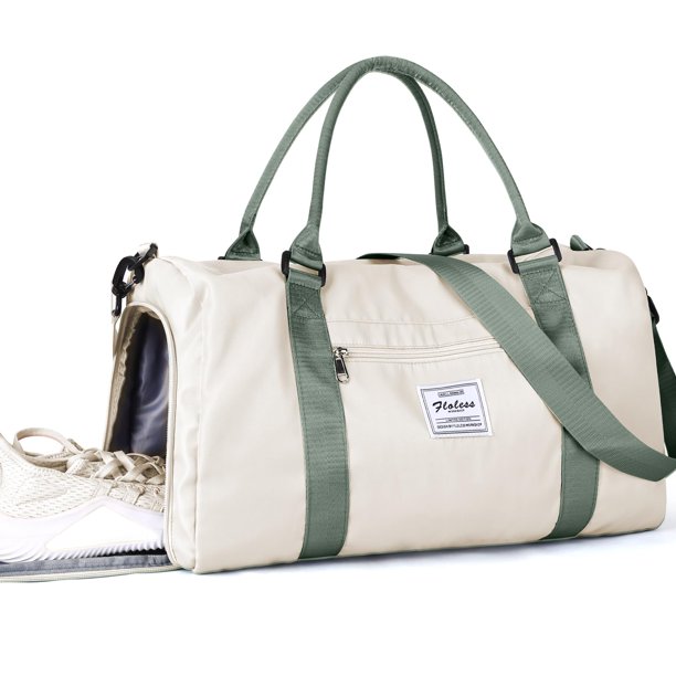Bolsa de gimnasio WISEPACK, bolsa de viaje impermeable con compartimento para zapatos