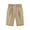 A1#Khaki, variant on ZHANGDER Girls Elastic Waist Knee Length Casual Bermuda Shorts with Drawstring, Khaki 12-13 Years