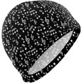 thumbnail image 1 of Wekity Bonnet de Natation Sans Couture Notes de Musique Adulte Polyester, 1 of 4