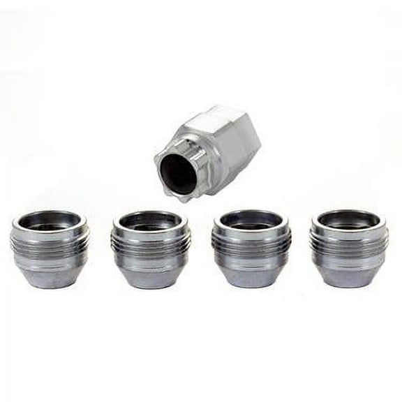 McGard 24012 Cone Seat Under Hub Wheel Lug Nut Lock Set, M12 x 1.5 Thread, 0.775" Length, Set of 4