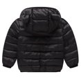 thumbnail image 2 of Chaqueta acolchada AIWUHE con capucha para bebés, color negro claro para invierno, 18-24 m, 2 of 9