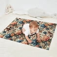 thumbnail image 2 of Pioneer Flower Floral Print Pattern Blanket,Comfortable Soft Flannel Throw Blanket,All Season,Warm Lightweight Blankets for Sofa Bed Couch Living Room Chair,30"x40", 2 of 4