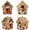 C, variant on SeasonNest Diamond Painting Christmas Cottage Kit 3D Wooden Craft Set for Adults Holiday Decor Gift