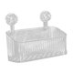 thumbnail image 3 of Carrito de ducha, organizador de ducha con ventosa, estante colgante para inodoro, cesta de ducha, estante flotante para baño para dormitorio y sala plata grande Macarena Organizador de ducha, 3 of 8