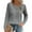 Gray, variant on Women's Long Sleeve Knit Crochet Pullover Top, Lightweight Casual Sweater Blouse, Crewneck Lace Hollow Out Design for Fall Fashion Fashion Clothing for Women