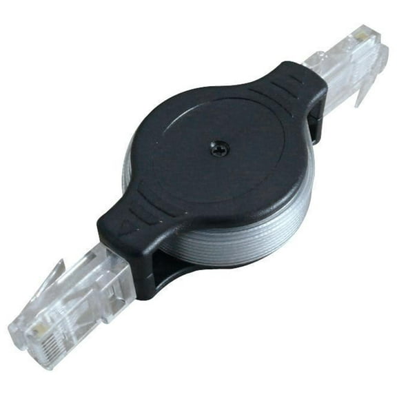 PRO SIGNAL - Retractable Cat5e RJ45 Male to Male Patch Lead, 1.5m