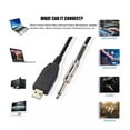 thumbnail image 4 of Deyuer Audio AUX Cable Anti-interference High Fidelity Driver-free USB to 6.35mm Male to Male Guitar Cable for Laptops,2M, 4 of 8