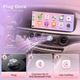 thumbnail image 7 of 2-in-1 Wireless CarPlay & Android Auto Adapter with USB-A/Type-C, Plug & Play, No Lag Fast Connection, for iPhone (iOS 10+) & Android (11+), Converts Wired to Wireless for 1000+ Car Models, 7 of 7