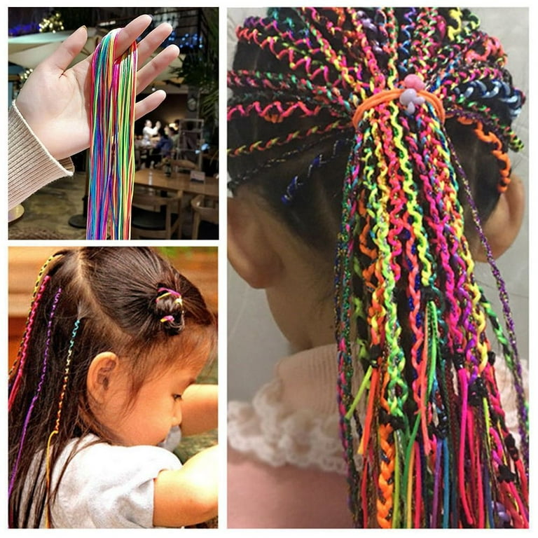Hair tie outlet for braids