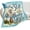 Beach Cross, variant on Christian Cross US American Flag Blanket Religious Decor Throw Blanket Jesus Faith Inspirational Blanket Gifts for Women Men Bedding Warm Soft Fleece Flannel Blanket for Adults Kids 40"x50"