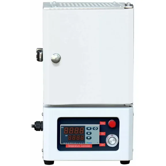 1050°C (1922F) 4x4x4" Compact Tabletop Muffle Furnace W/ 30-Seg PID Controller. For dental, dentistry cast, ceramic works, jewelry treatment