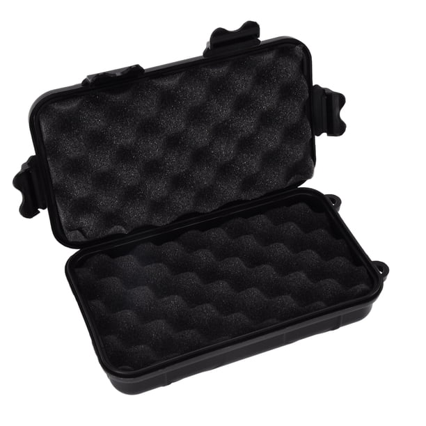 Caja antipresión a prueba de golpes, pequeñas cajas de almacenamiento de plástico impermeables y compactas para acampar al aire libre, supervivencia en la naturaleza, 210x121,8x62,8mm/8,3x4,8x2,5