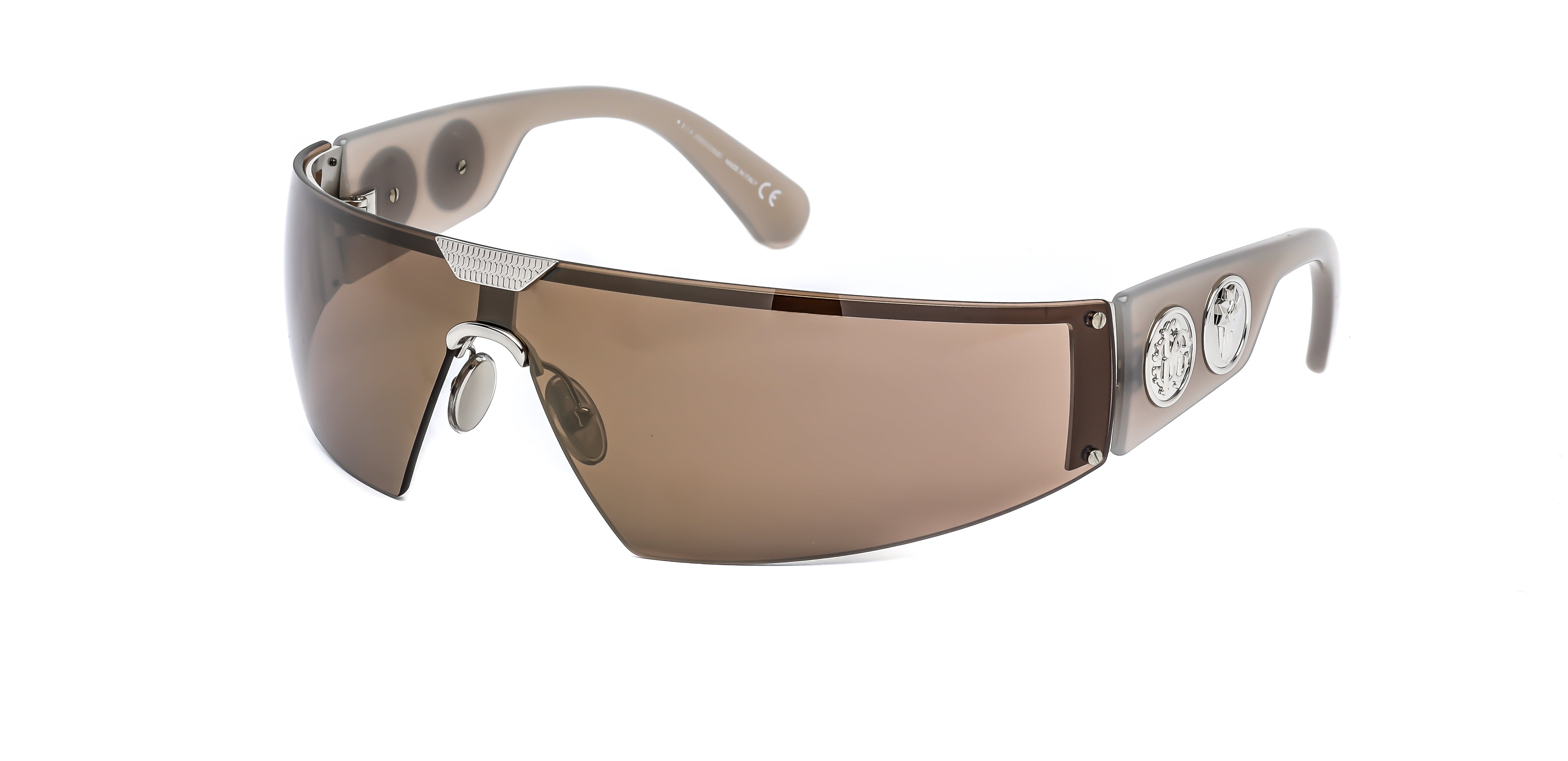 Roberto Cavalli Wrap Sunglasses RC1120 16G Palladium/Frosted 0mm 1120