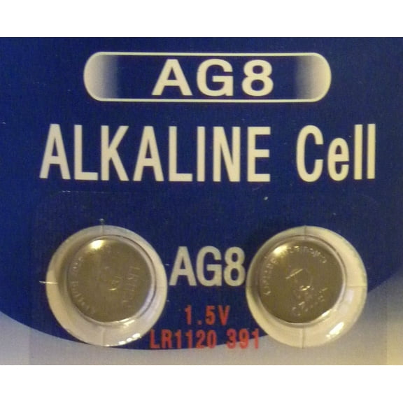 AG8 / LR1120 Alkaline Button Watch Battery 1.5V - 2 Pack