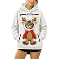 thumbnail image 4 of lcziwo Cat Hoodie with Kangaroo for Women Pouch Dog Zipper Christmas Fleece Hooded Sweatshirts Funny Graphic Xmas Pullover, 4 of 6
