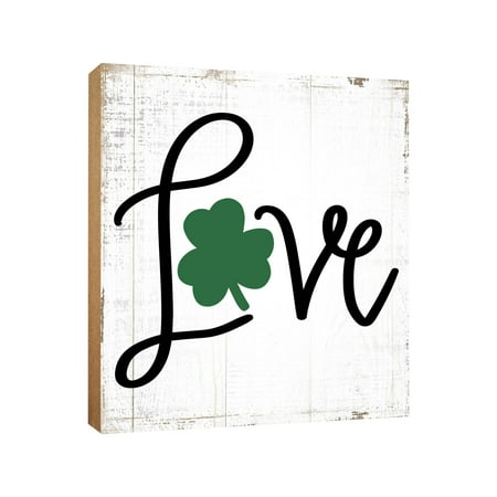 Lifesong Milestones St. Patrick's Day Decorations Wooden Tabletop Centerpiece Decoration