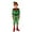 Dark Green, variant on Kids Elf Outfits with Hat Christmas Outfits Elf Clothes 130