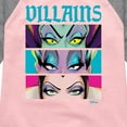 thumbnail image 3 of Disney Villains - Villains Stacked - Toddler & Youth Girls Raglan Graphic T-Shirt, 3 of 5