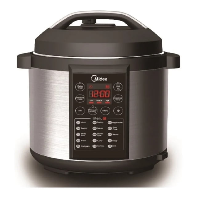 Olla De Presión Eléctrica 6 Lts Midea MPC6N2SDSS Acero Inox Midea MPC6N2SDSS