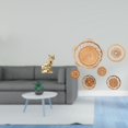 thumbnail image 2 of Estatua de gato, escultura animal, adorno artístico artesanal para chimenea y adorno decorativo único de pared tejido en ratán para sala de té, pasill, 2 of 8